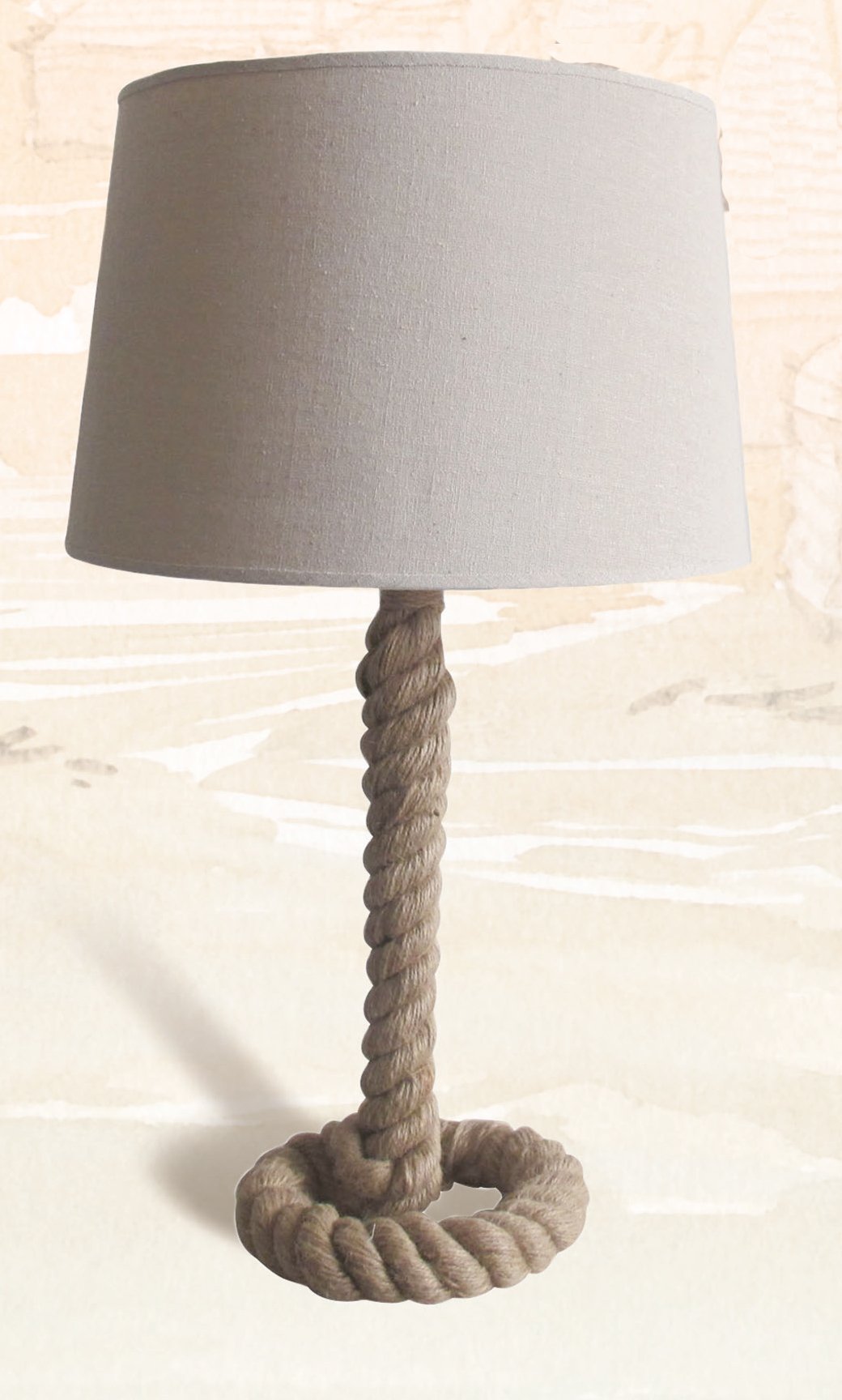 Fisherman's Rope Nautical Table Lamp - DRH Nauticals