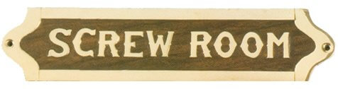 Brass & Wood Screw Room Nautical Wall PlaqueBeach Decor,Decorative Signs & Plaques,Furniture,HS,Nautical Decor,Nautical Decoration,Nautical Decorations,Nautical Home Decoration,Nautical Wall Decor,spreadr-hidden,Tropical Items