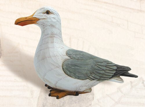HS Sitting Seagull Nautical DecorationBeach Decor,Collectible Figurines,Home,Nautical Decor,Nautical Decoration,Nautical Decorations,Nautical Home Decoration,Nautical Sea Bird on Piling Decoration,SH,spreadr-hidden,Tropical Items