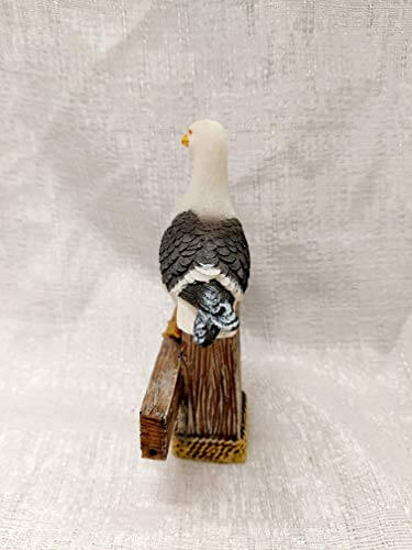 Seagull on Log with Welcome Arrow Figurine Sign - Coastal Beach - Ocean Perch Seagull Decor for HomeBeach Decor,Collectible Figurines,Home,Nautical Decor,Nautical Decorations,Nautical Home Decoration,Nautical Wall Decor,Ship Decor,spreadr-hidden,Tropical