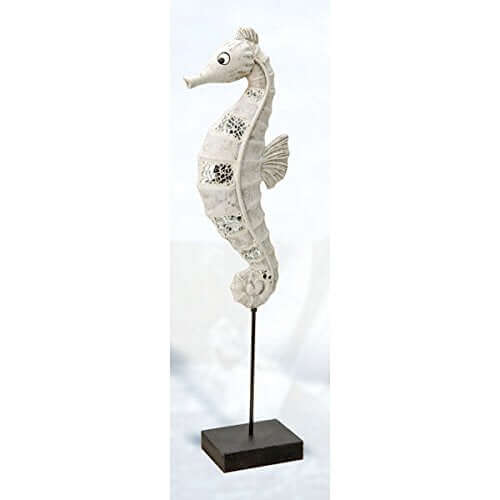 HS Seahorse on Stand Nautical SculptureBeach Decor,Collectible Figurines,Home,Nautical Decor,Nautical Decoration,Nautical Decorations,Nautical Home Decoration,Nautical Sea Bird on Piling Decoration,SH,spreadr-hidden,Tropical Items