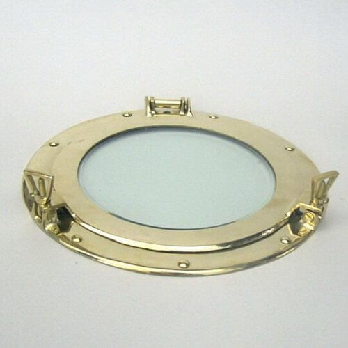 12" Aluminum Porthole Window - Nautical Ship DecorAluminum porthole,brass porthole,Home,port hole,porthole clocks,porthole mirror,porthole window,Portholes,ships porthole,spreadr-hidden,Wall Sculptures,wooden porthole