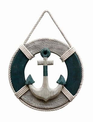 Wooden Life Ring w/ AnchorAnchor Bells,Anchor clocks,anchor mount,Anchors,Boat anchor,Brass anchor,Home,HS,Life ring,Life Ring Clock,Life ring mirror,Lifering,Posters & Prints,Ships anchor,spreadr-hidden,Wood Anchor,wooden anchors,Wooden Life ring