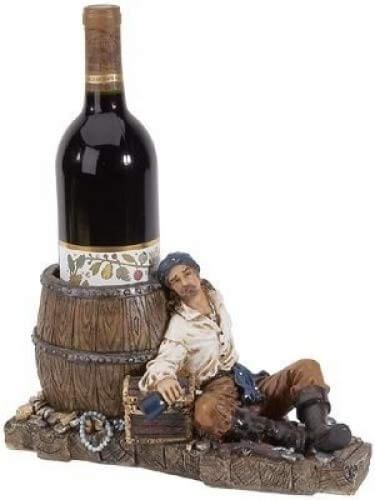 HS Pirate Wine Bottle HolderBeach Decor,Home,Nautical Decor,Nautical Decoration,Nautical Decorations,Nautical Home Decoration,Nautical Pirate,Nautical Sea Bird on Piling Decoration,Pirate chest,Pirate Frame,Pirate ship,Pirate Treasure,Pirate Treasure box,