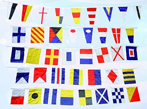 HS Set of 40 Nautical Code Signal FlagsBeach Decor,Flags,HS,Lawn & Patio,Nautical Decor,Nautical Decoration,Nautical Decorations,Nautical Home Decoration,Nautical Sea Bird on Piling Decoration,spreadr-hidden,Tropical Items