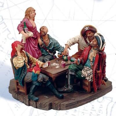 HS Pirates Frenzy Nautical Figurine/SculptureCollectible Figurines,Home,Nautical Pirate,Pirate chest,Pirate Frame,Pirate ship,Pirate Treasure,Pirate Treasure box,Pirates,SH,Ship Pirate,spreadr-hidden,Treasure chest