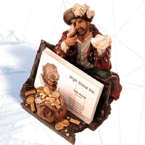 HS Nautical Pirate Business Card Holder