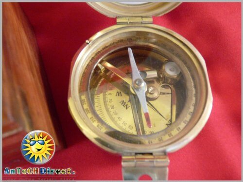 Solid Brass Brunton Pocket Style Compass W/ Wooden Box - Nautical CollectionBeach Decor,Brunton,Compasses,Nautical Decor,Nautical Decoration,Nautical Decorations,Nautical Home Decoration,Outdoors,spreadr-hidden,Tropical Items
