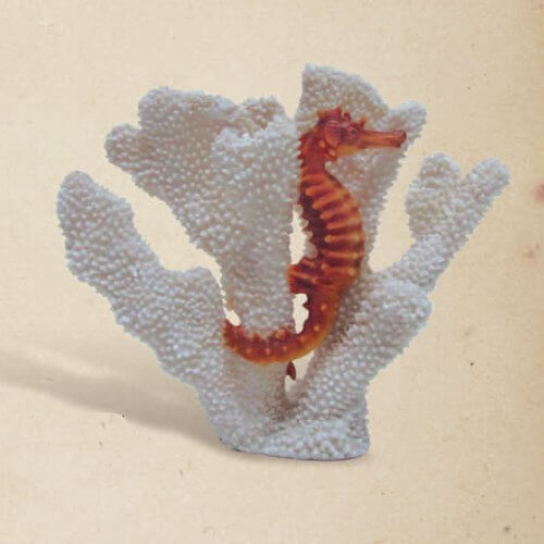Seahorse in Coral Nautical Decor SculptureBeach Decor,Home,Home Décor Accents,Nautical Decor,Nautical Decoration,Nautical Decorations,Nautical Home Decoration,SH,spreadr-hidden,Tropical Items