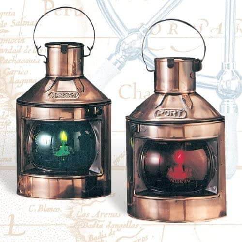 Port & Starboard Oil Lamps - set of 2 Nautical Light Décor - Coastal Wall Lamp Hanging Ornament15" Lighted Lighthouse w/Lighthouse Accent,Beach Light,Brass Lamps,Home,Lamps and Lanterns,Nautical Lamps,Oil Lamps,Ship Lamps,Ship Lanterns,Ship Lights,spreadr