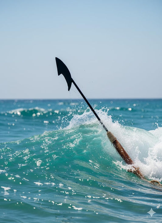 DRH Collectibles - Steel Tipped Fishing Harpoon - Distressed Solid Wood Nautical Decor - Fishing Spear with Metal Rod - Perfect Decorative Fishing Harpoon Spear Gift for Sailors - 57 inches - DRH Nauticals