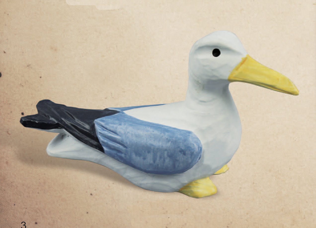 HS Wooden Nautical Seagull Decoration - DRH Nauticals