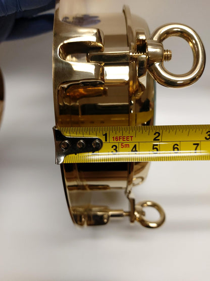 Polished Brass Porthole Barometer