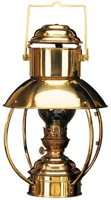 16.5" Brass Trawler Nautical Electric Lantern - DRH Nauticals