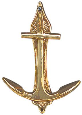 HighShine Brass Anchor Door Knocker - DRH Nauticals
