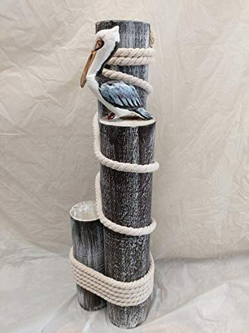 Nautical Wood Pilings & Coastal Pier Posts | Authentic Beach Decor ...