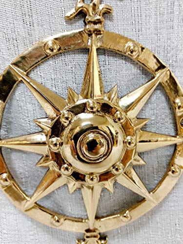 Solid Brass Sundial Compass BR48344 - Seaside Treasures - Nautical Decor,  Nautical Home Decor, Nautical Gifts, Coastal Gifts